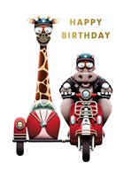 folio happy birthday from hippo and giraffe